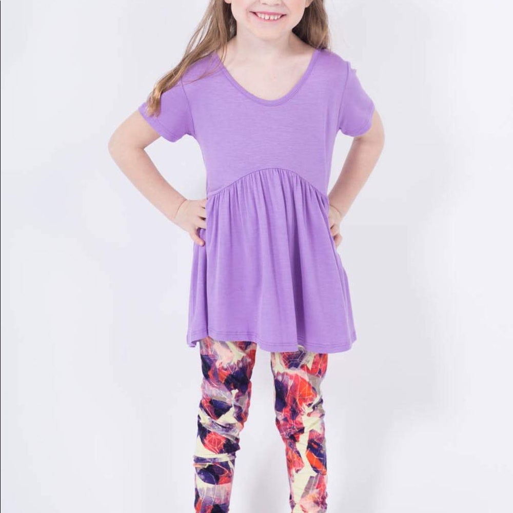 Agnes & Dora Kid Muse Top Lilac Soft Knit